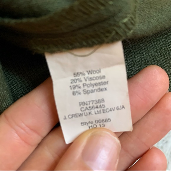 J.Crew Minnie Wool Blend Pant - Picture 8 of 8